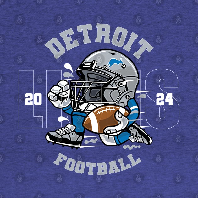 Detroit Football by Nagorniak